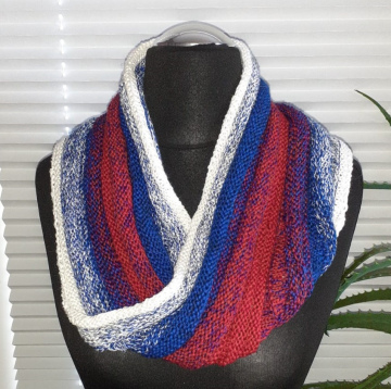 strickanleitung möbius-loop "imbolc" - mit affirmation - impulsanleitung - mit video -einheitsgröße
