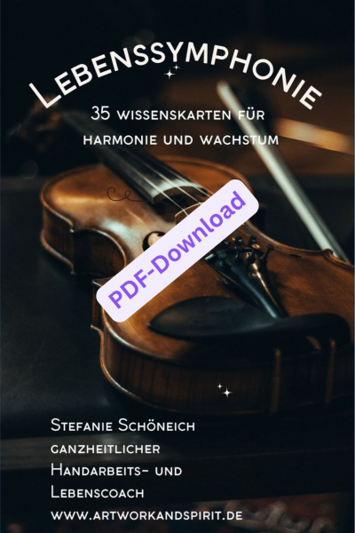 kartendeck LEBENSSYMPHONIE – dein numerologischer begleiter durchs leben - 35 tagesimpulse mit karten - kartendeck EINKLANG - entdecke dein kreatives potential - lichtspuren für jeden tag - 75 impulse zum ausdrucken, mitnehmen, bei dir tragen
