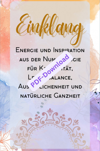 kartendeck EINKLANG - entdecke dein kreatives potential - lichtspuren für jeden tag - 75 impulse zum ausdrucken, mitnehmen, bei dir tragen