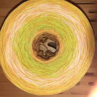 ✨ Preisbeispiel: "GRÜNES GOLD" 🧶 1000 meter, 5farbige tuchwicklung,