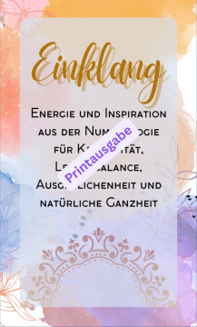 kartendeck EINKLANG - entdecke dein kreatives potential - lichtspuren für jeden tag - 75 impulse zum mitnehmen und bei dir tragen