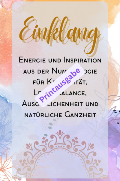 kartendeck EINKLANG - entdecke dein kreatives potential - lichtspuren für jeden tag - 75 impulse zum mitnehmen und bei dir tragen