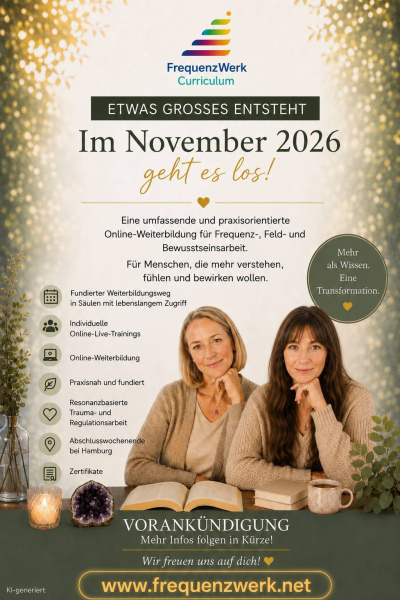 NEU ab November 2026: Erweitere deinen Horizont - oder strukturiere dich neu